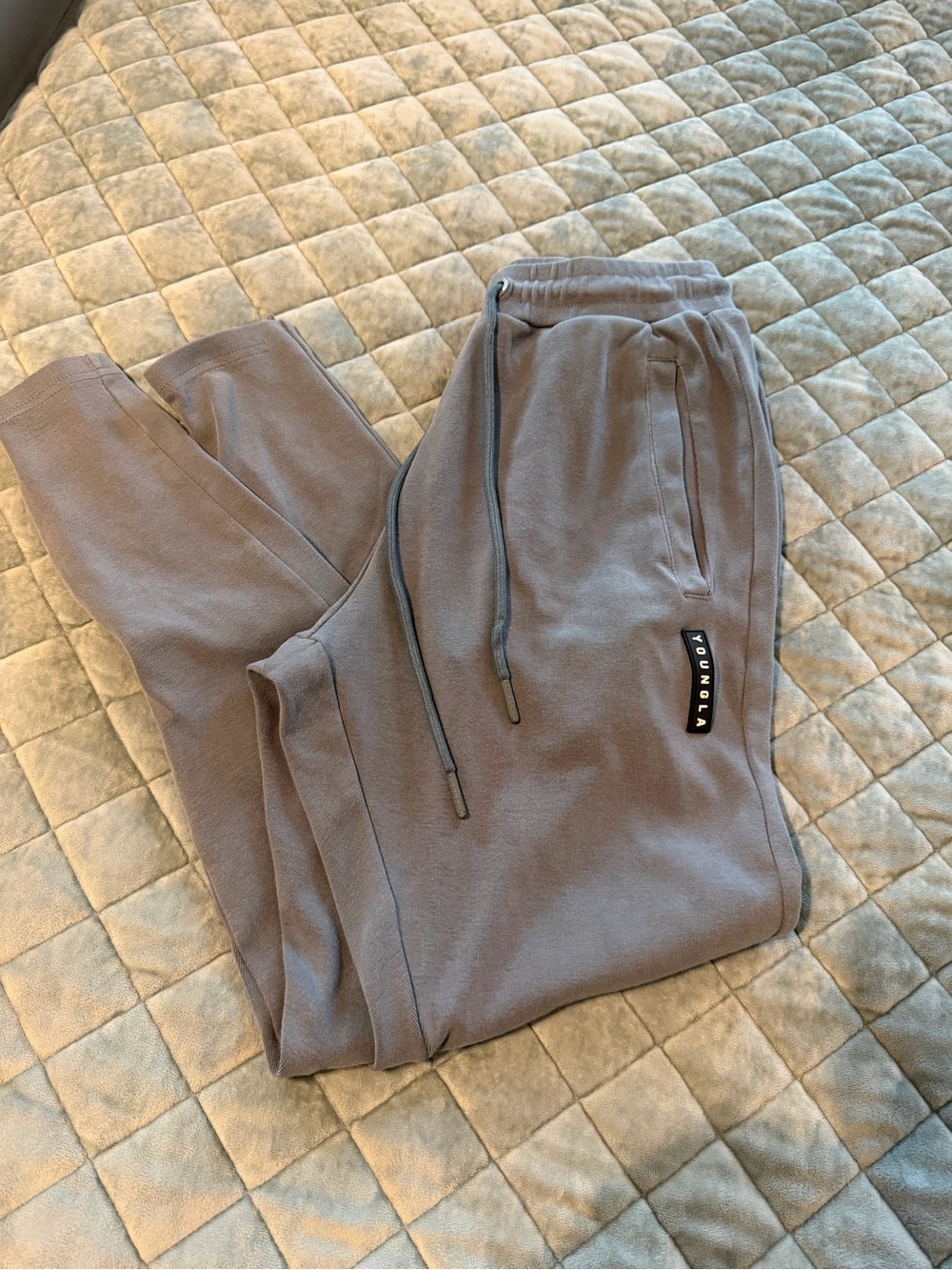 YoungLA Gray Tapered Jogger Sweatpants - size S